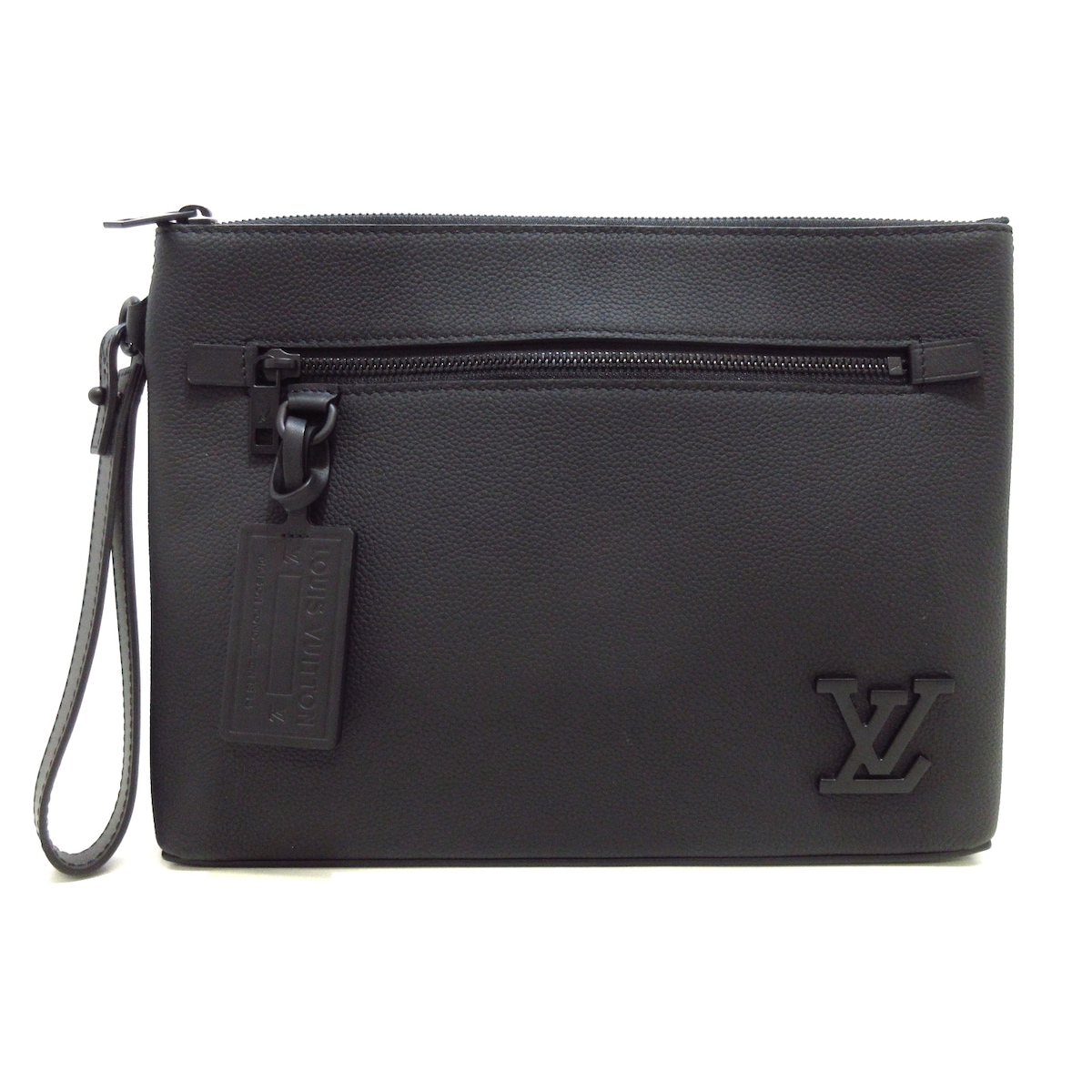 ルイヴィトン/セカンドバッグ/ポシェットIPAD/ノワール/グレインレザー