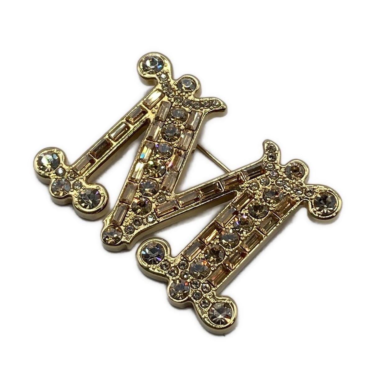 マックスマーラ/ブローチ/ゴールド×クリア/アルファベット/Mの買取実績