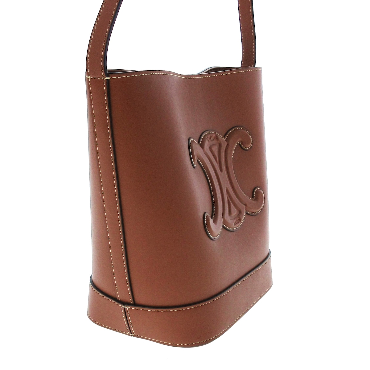 セリーヌ/ショルダーバッグ/スモール バケット キュイル トリオンフ