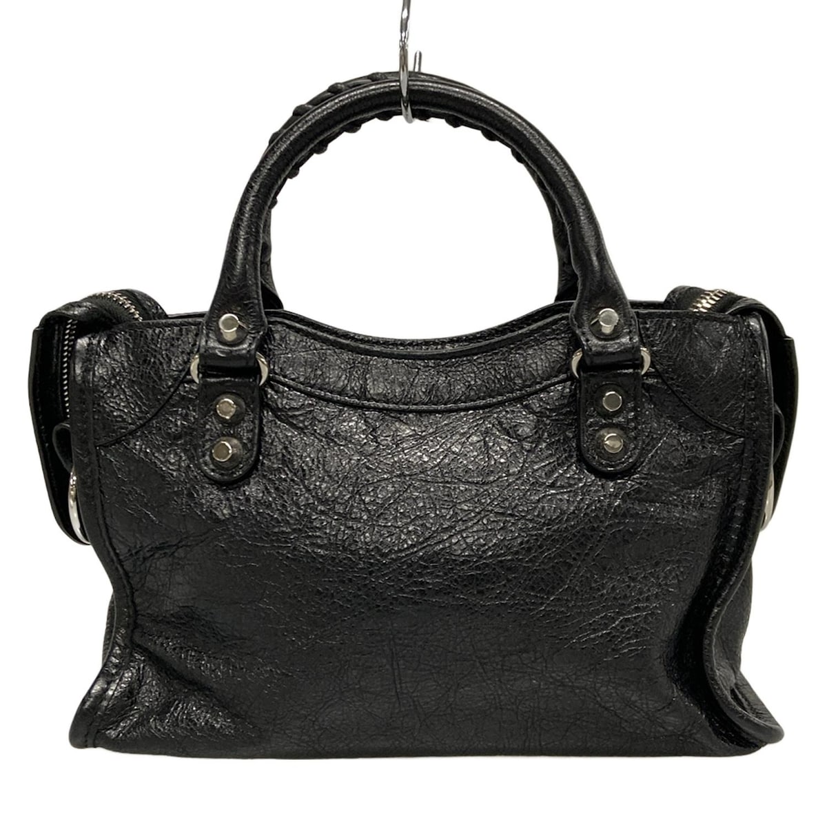 バレンシアガ/ハンドバッグ/クラシックミニシティ/黒/レザー/型番