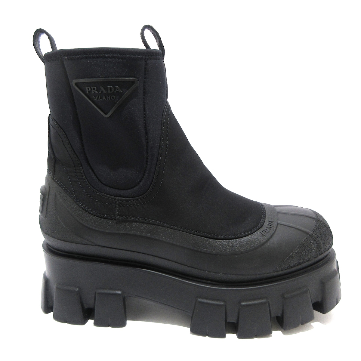 プラダ/ブーツ/黒/サイズ：37.5(日本サイズ24.5cmに相当します)の買取