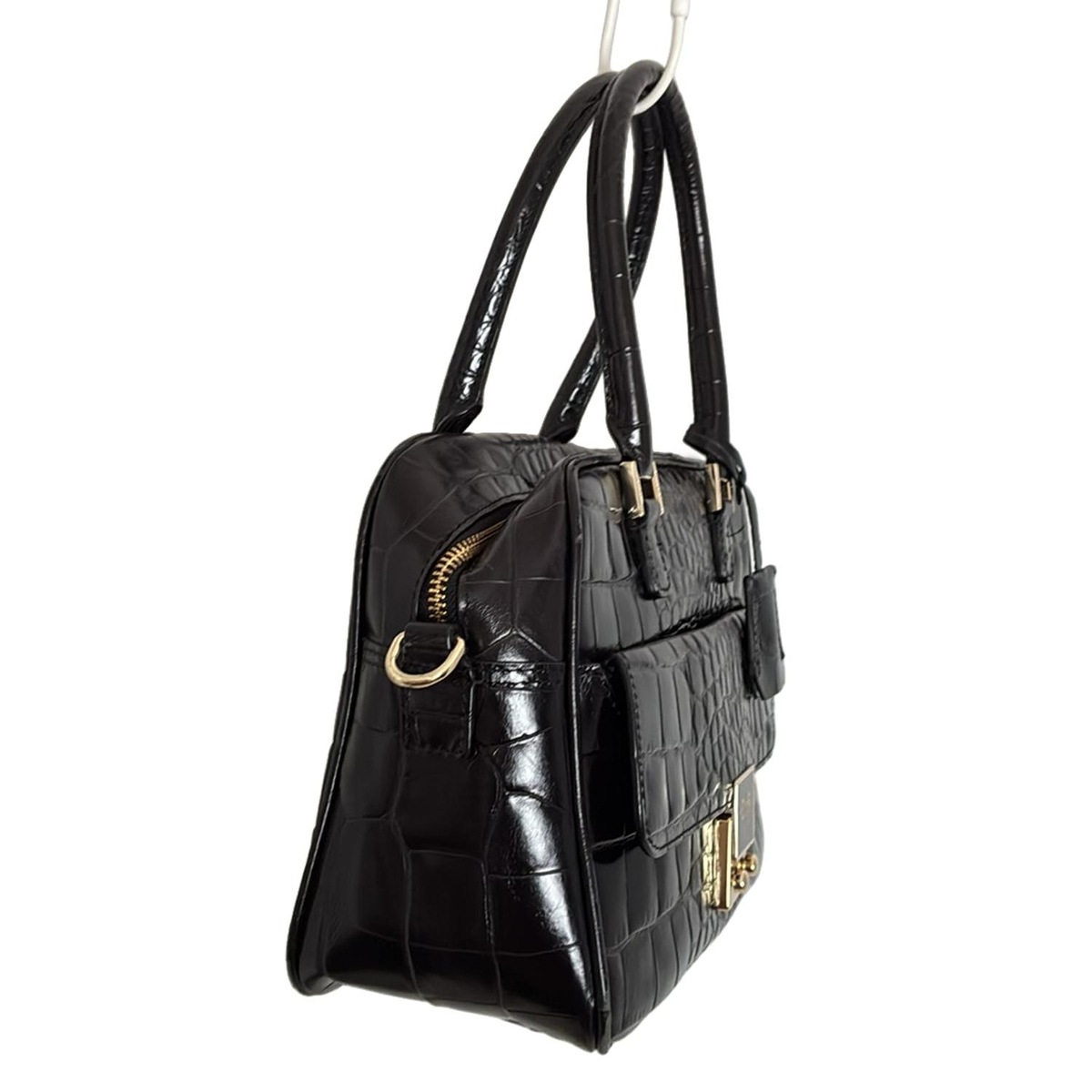 アニヤハインドマーチ/ハンドバッグ/カーカー/黒/レザーの買取実績