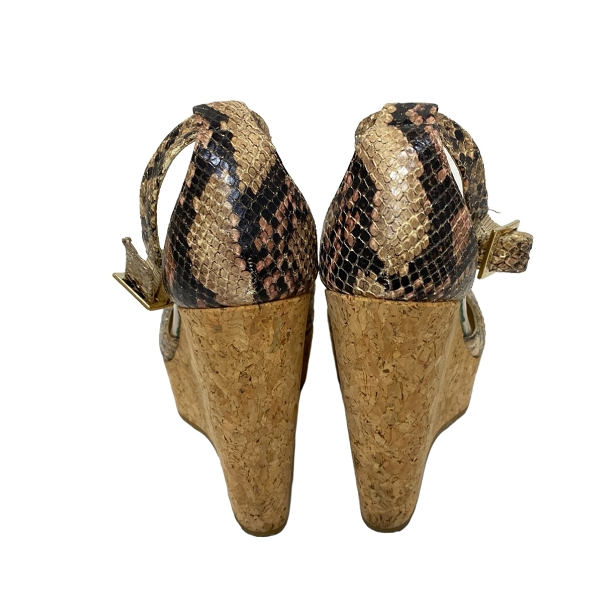 ジミーチュウ サンダル 37 レディース - ウェッジソール レザー