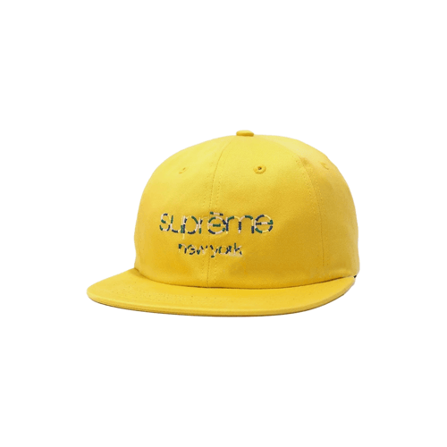 SUPREME MULTI COLOR CLASSIC LOGO 6-PANEL SS17 YELLOW
