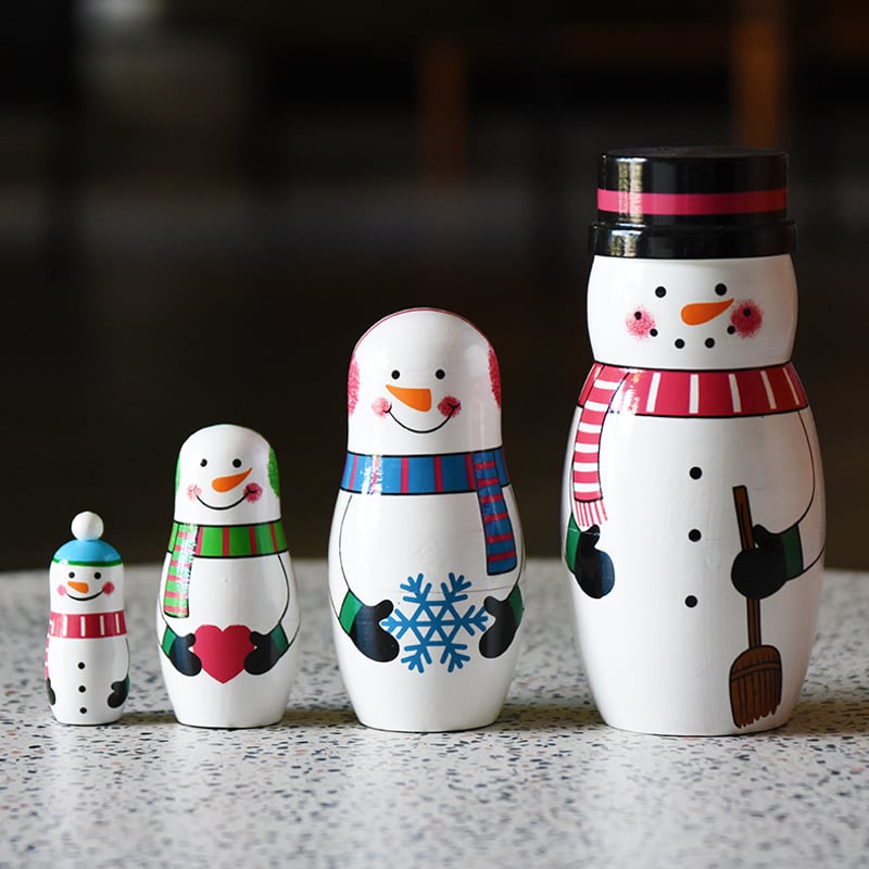 Snowman Family スノーマンファミリー マトリョーシカ インテリア