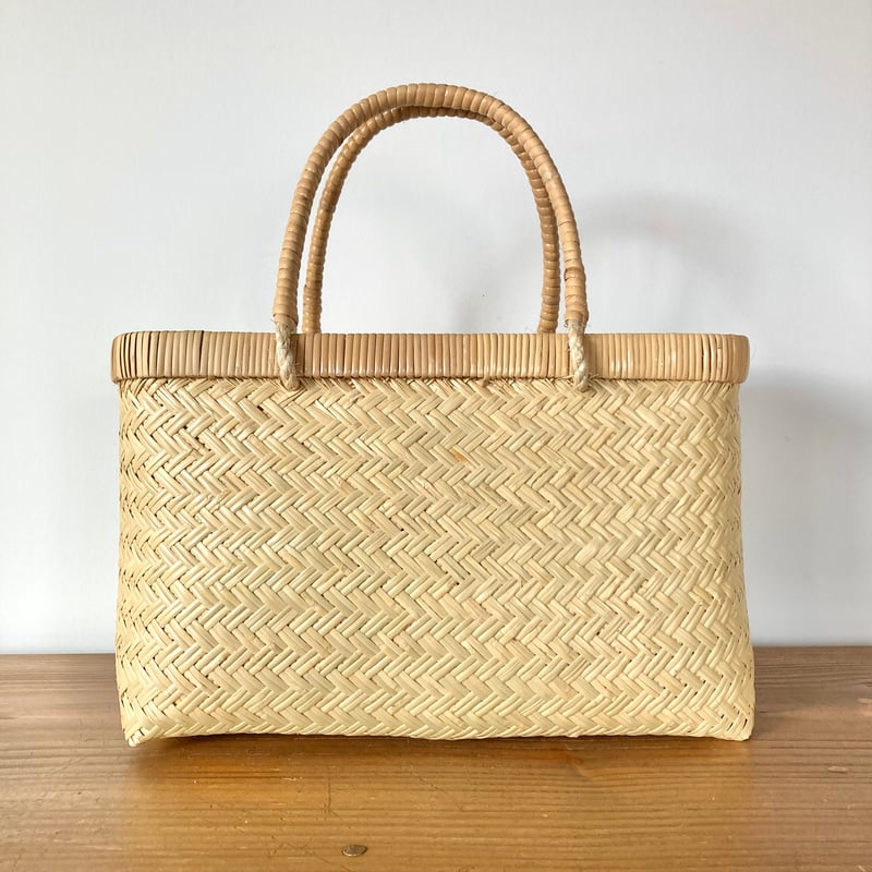スズ竹 すず竹 手提げかご -9／岩手県一戸 鳥越竹細工 | MILMOUNTAIN STORE