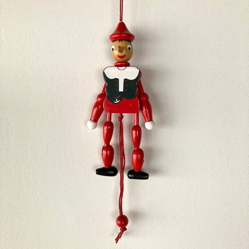 WOODEN PINOCCHIO 木製ピノキオ 吊り下げ人形 | MILMOUNTAIN STORE