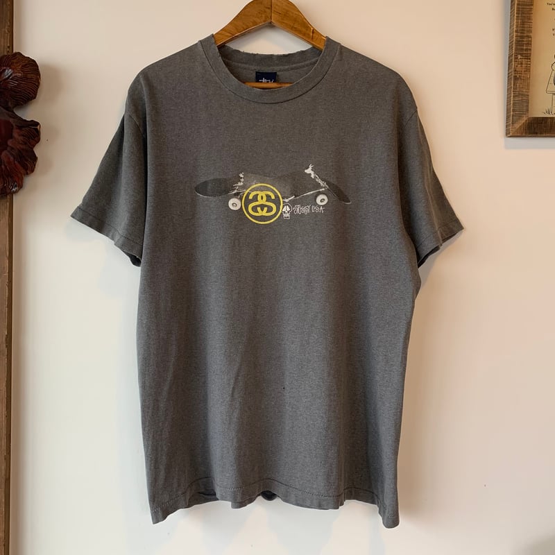 STUSSY 1990s SK8 紺タグ S/S TEE L OLD STUSSY made