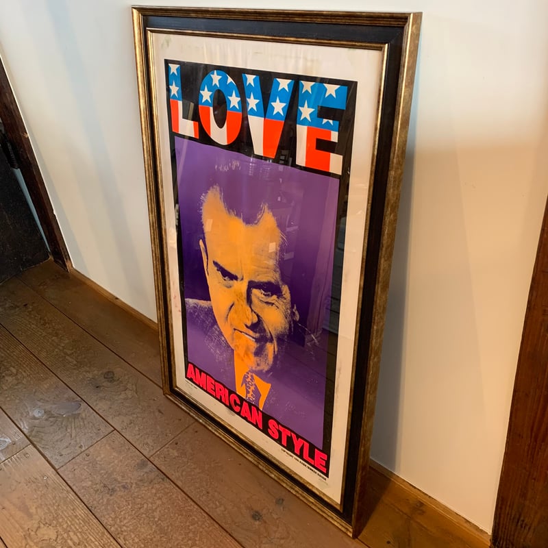 kozik 1996 NIXON ニクソン コジック シルクスクリーンポスター vintage