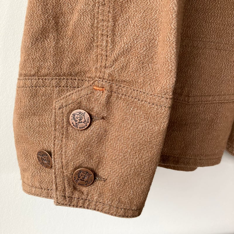 TCB JEANS TABBYS JACKET ブラウンデニム／42 NOS デッドストック