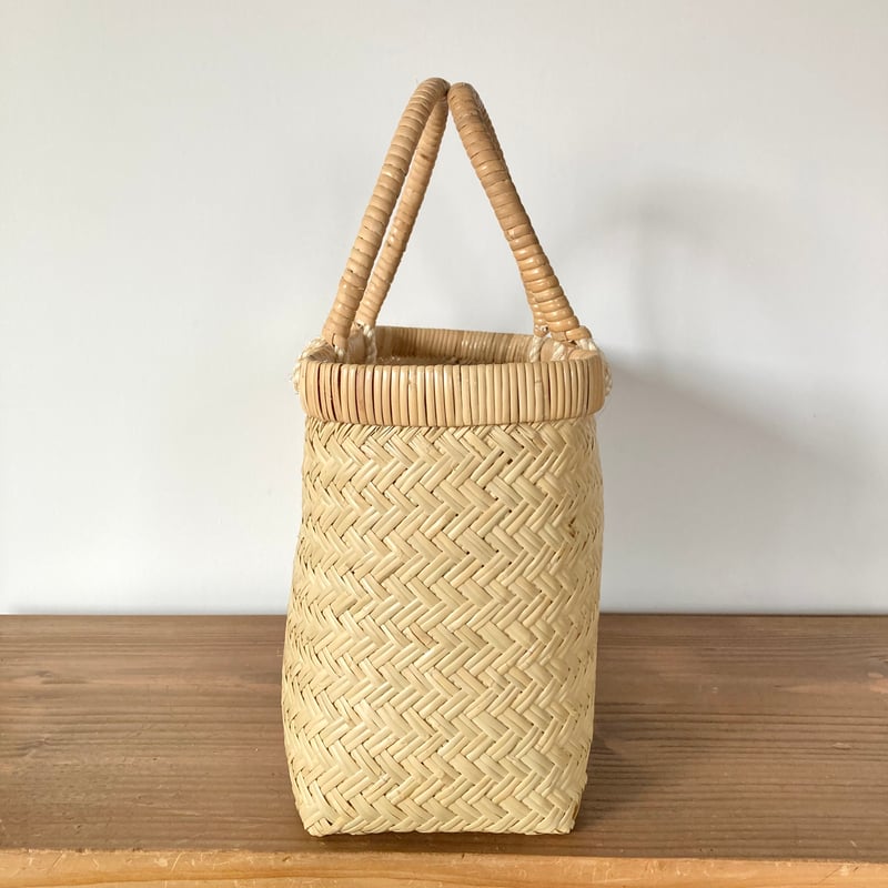 スズ竹 すず竹 手提げかご -9／岩手県一戸 鳥越竹細工 | MILMOUNTAIN STORE