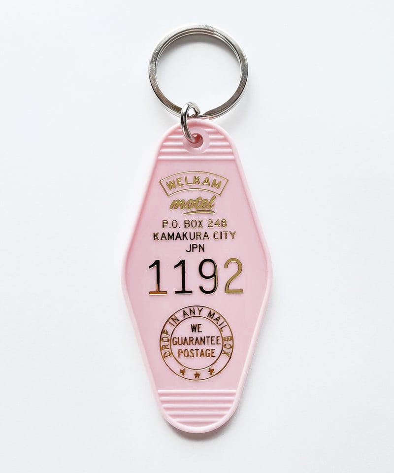 WELKAM MOTEL キーホルダー ＜9 COLORS＞ | WELKAM ONLINE