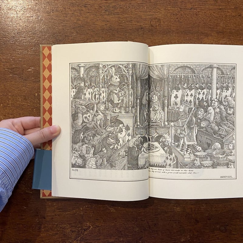 不思議の国のアリス」ルイス・キャロル 楠悦郎 訳 作場知生 絵