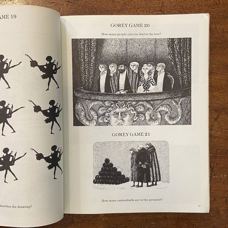 GOREY GAMES」Edward Gorey（エドワード・ゴーリー） | Froberg