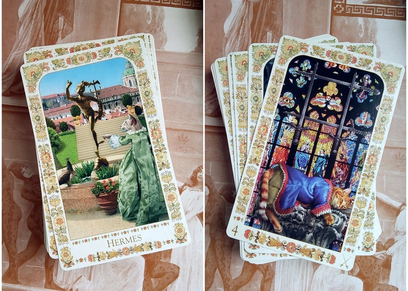 限定入荷】未開封 2004年版バロック ボヘミアン キャッツ タロット 1st