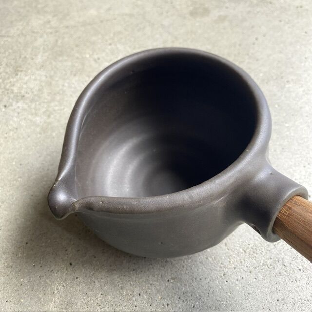 馬場勝文 ふた付き耐熱ミルクパン 黒 | TORYBAZAR