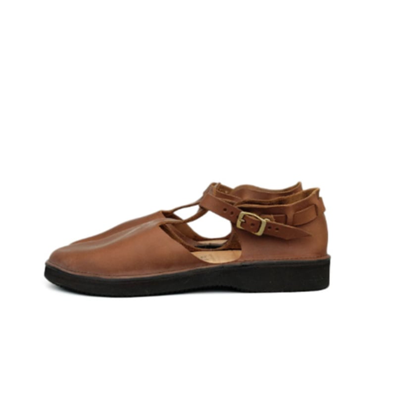 aurora shoes(オーロラシューズ) T-Strap BROWN | ART