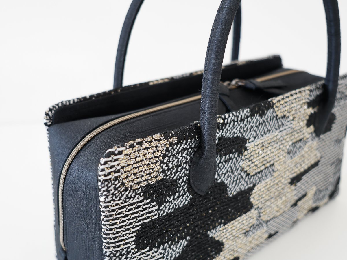 利休バッグ/black jacquard / R_1162 | Day After Day