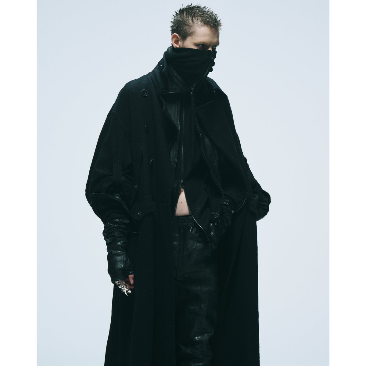 JULIUS / 917KNM1 / フルジップニットシャツ | VIBE NAGANO