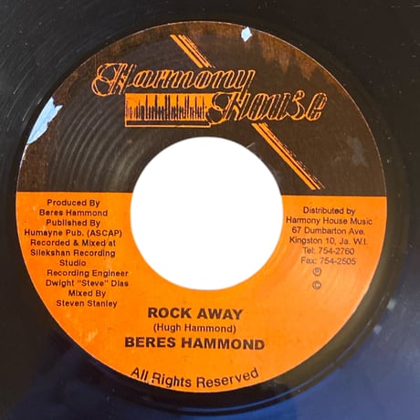 ROCK AWAY / BERES HAMMOND (7インチレコード) | レゲエとジャマイ