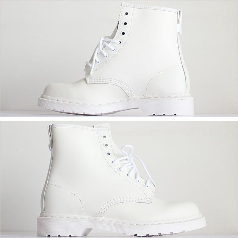 Dr.Martens】 8ホールスムースレザーブーツ | albino