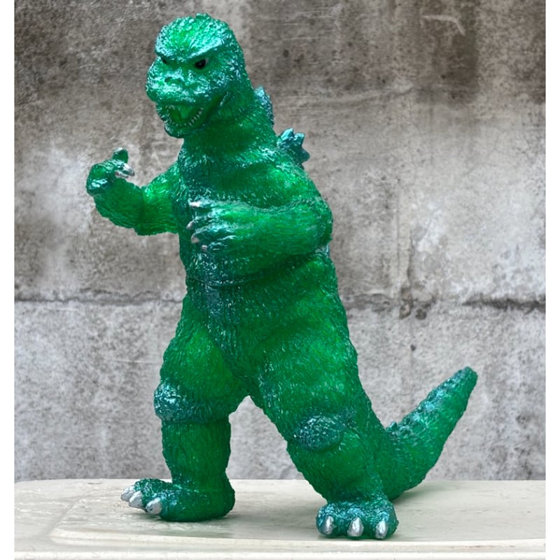 数量限定】ゴジラ（1974）ソフビキット クリアーグリーン
