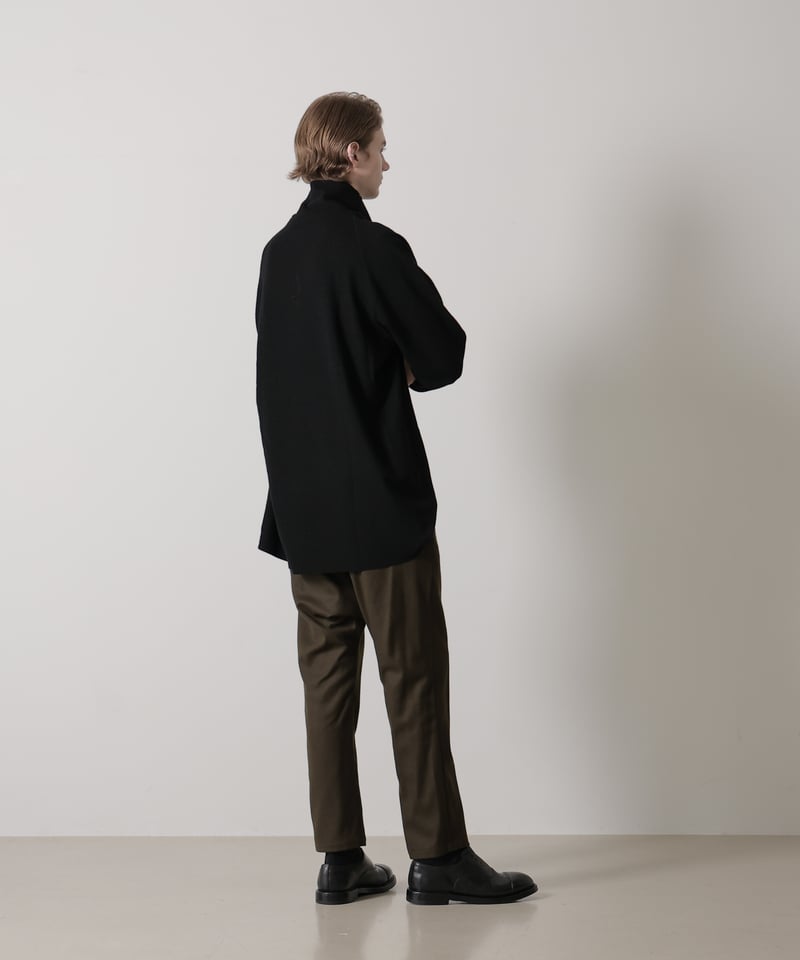 MB ハイエンド尾州ウール カットオフプルオーバーオフタートルネック