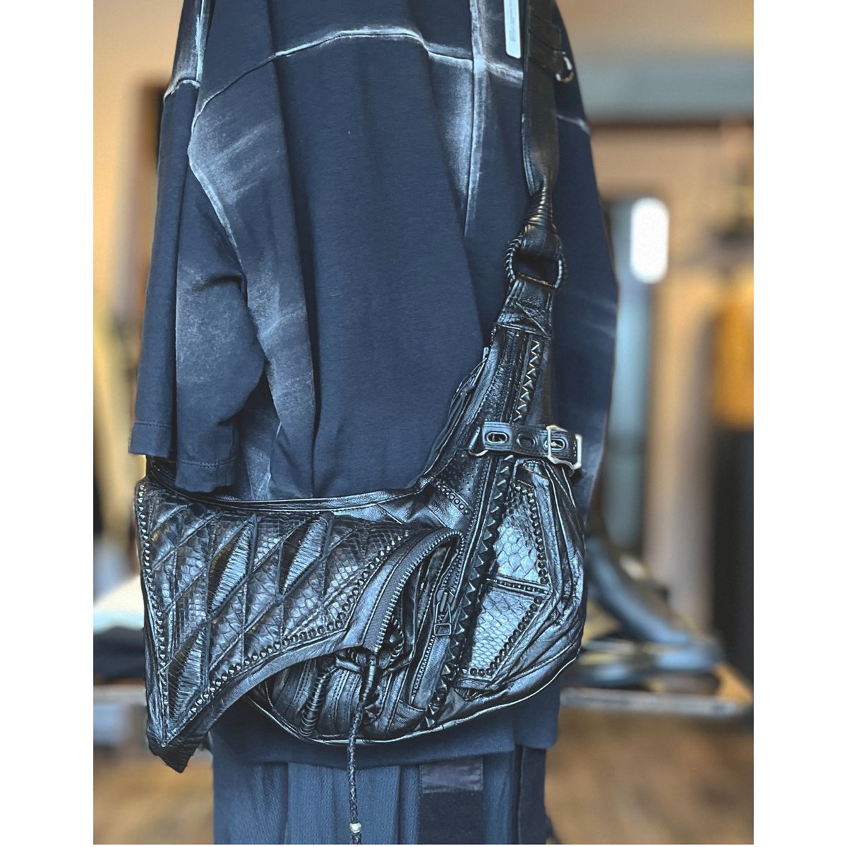 KMRii ・ケムリ・ KB-Shoulder/Domino-02・ショルダーバッグ | MEGA