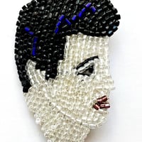 marianne batlle（マリアンヌバトル） ブローチ St Laurent Gris