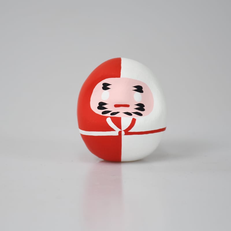 お祝いのしだるま 紅白 S 水引 | 白河だるま総本舗