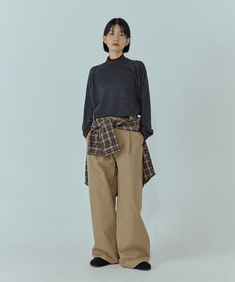 tuck wide chino pants/2color/2size | F A S H I R U