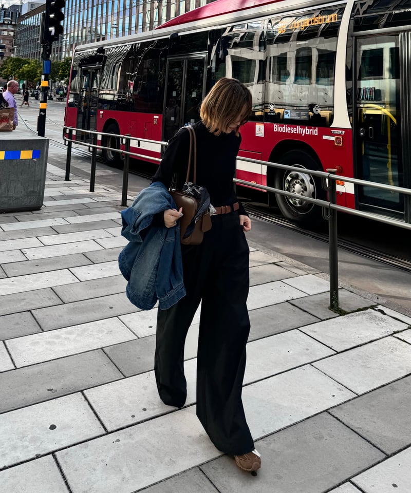 wide chino slacks/3size/3color | F A S H I R U