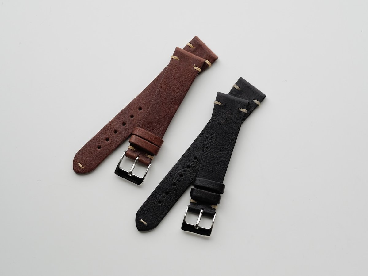 Aging Leather Strap for ROLEX Black | ENZO STORES