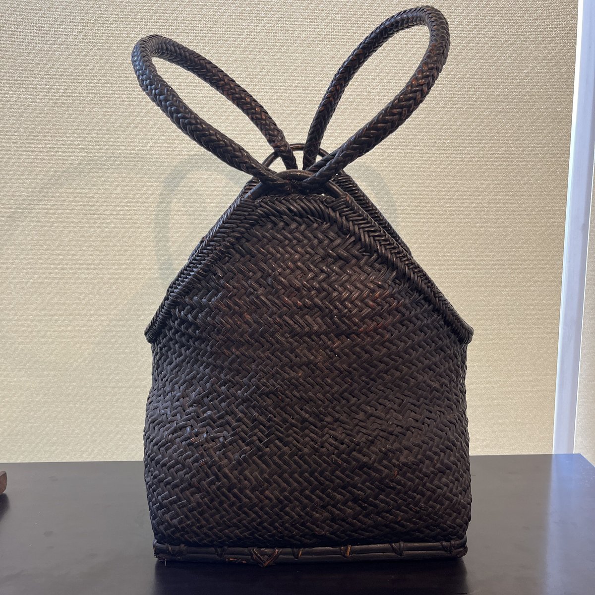 古道具 フィリピン ルソン島 古籠 民藝 vintage プリミティブ 竹編み