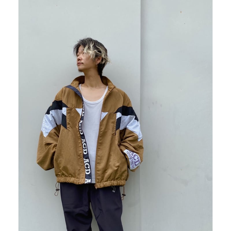 BLACK WEIRDOS「Nylon Track JKT(Motocross)」brown.