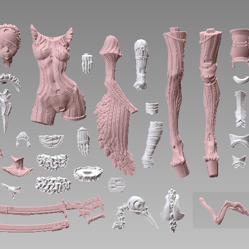 TSURU / 禁室 (未塗装未組み立てガレージキット) | 産婦人科M/SHOP