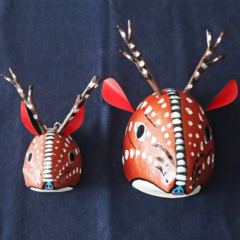 鹿面 大 （愛媛 宇和島の郷土玩具） | MARKUS