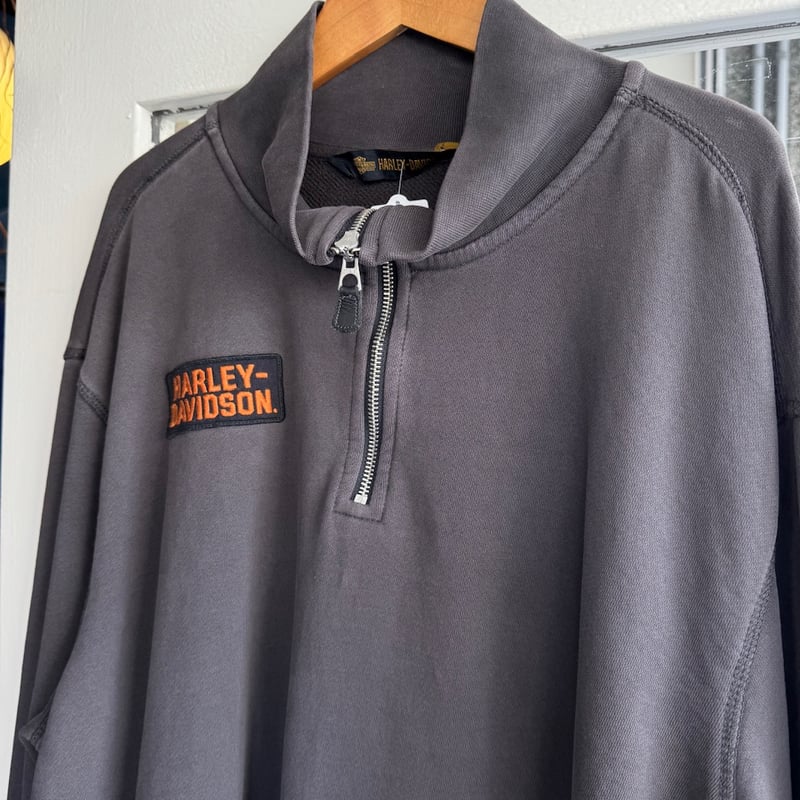 HARLEY DAVIDSON ハーフジップスウェット | CUSTOM FEVER