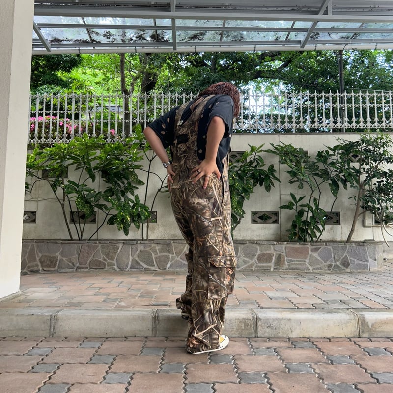 LIBERTY ツリーカモ柄 オーバーオール | CUSTOM FEVER