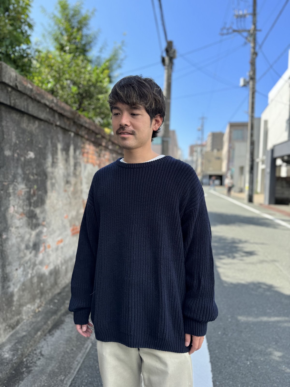 Eddie Bauer コットンニットセーター | CUSTOM FEVER