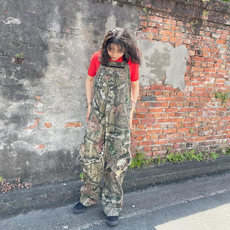 リアルツリー柄オーバーオール | CUSTOM FEVER