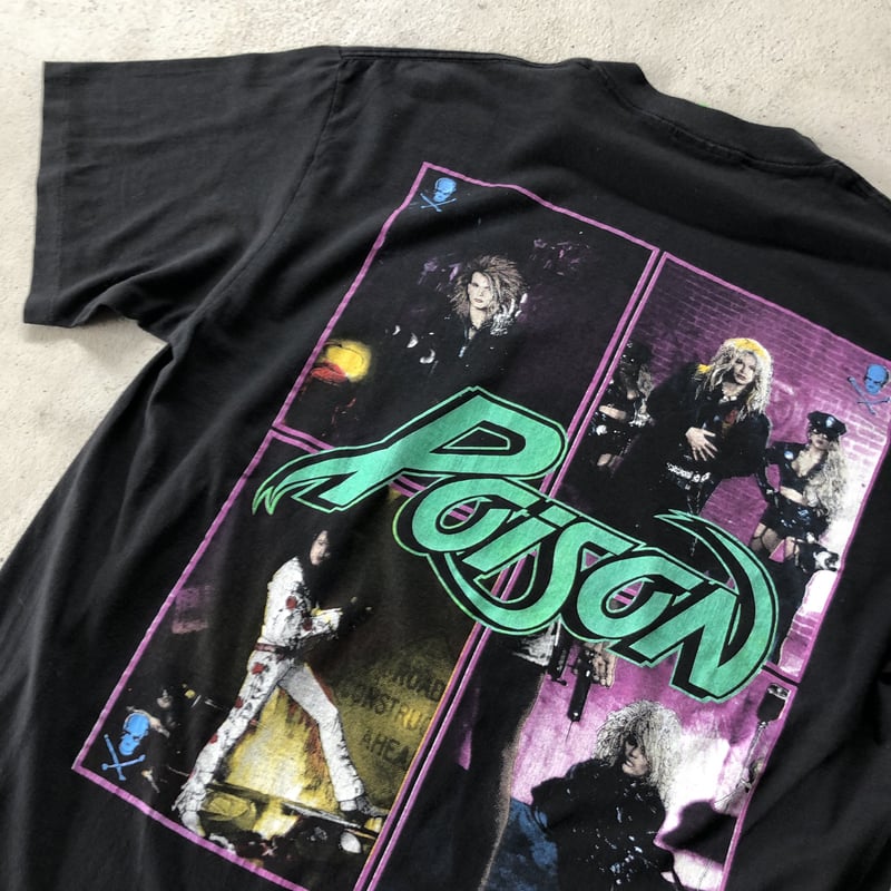 80's POISON バンドTシャツ XL | CUSTOM FEVER