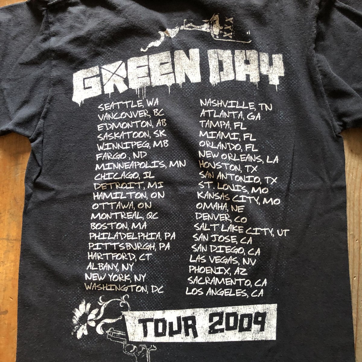 Green Day Tour2009 バンドTシャツ | CUSTOM FEVER