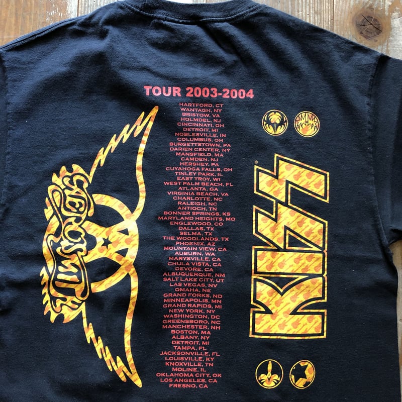 AEROSMITH & KISS バンドTシャツ | CUSTOM FEVER