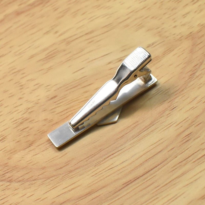 手彫り フェザー シルバー ネクタイピン | シルバーアクセサリー工房アンク