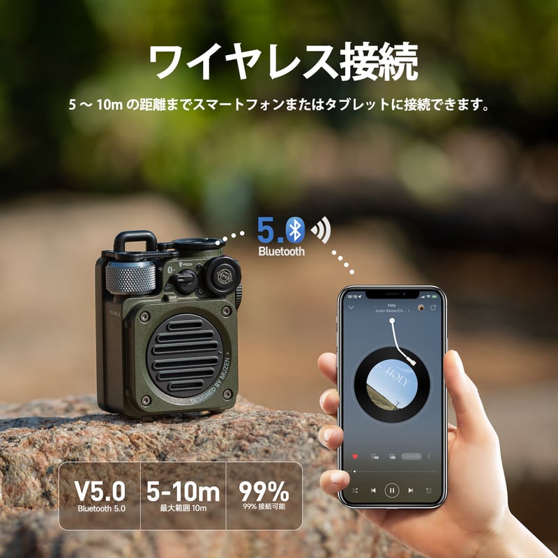 MUZEN Wild Mini 第2世代 Bluetoothスピーカー | CLIMB STORE