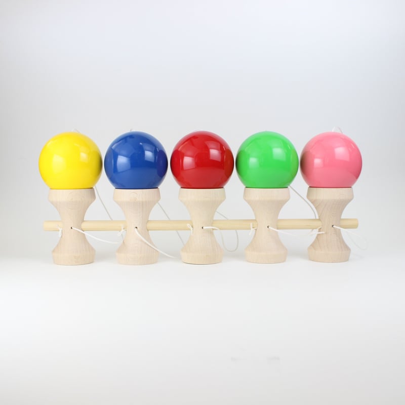 山形工房】 5連けん玉(大皿) | 【認定けん玉ショップ】一般社団法人