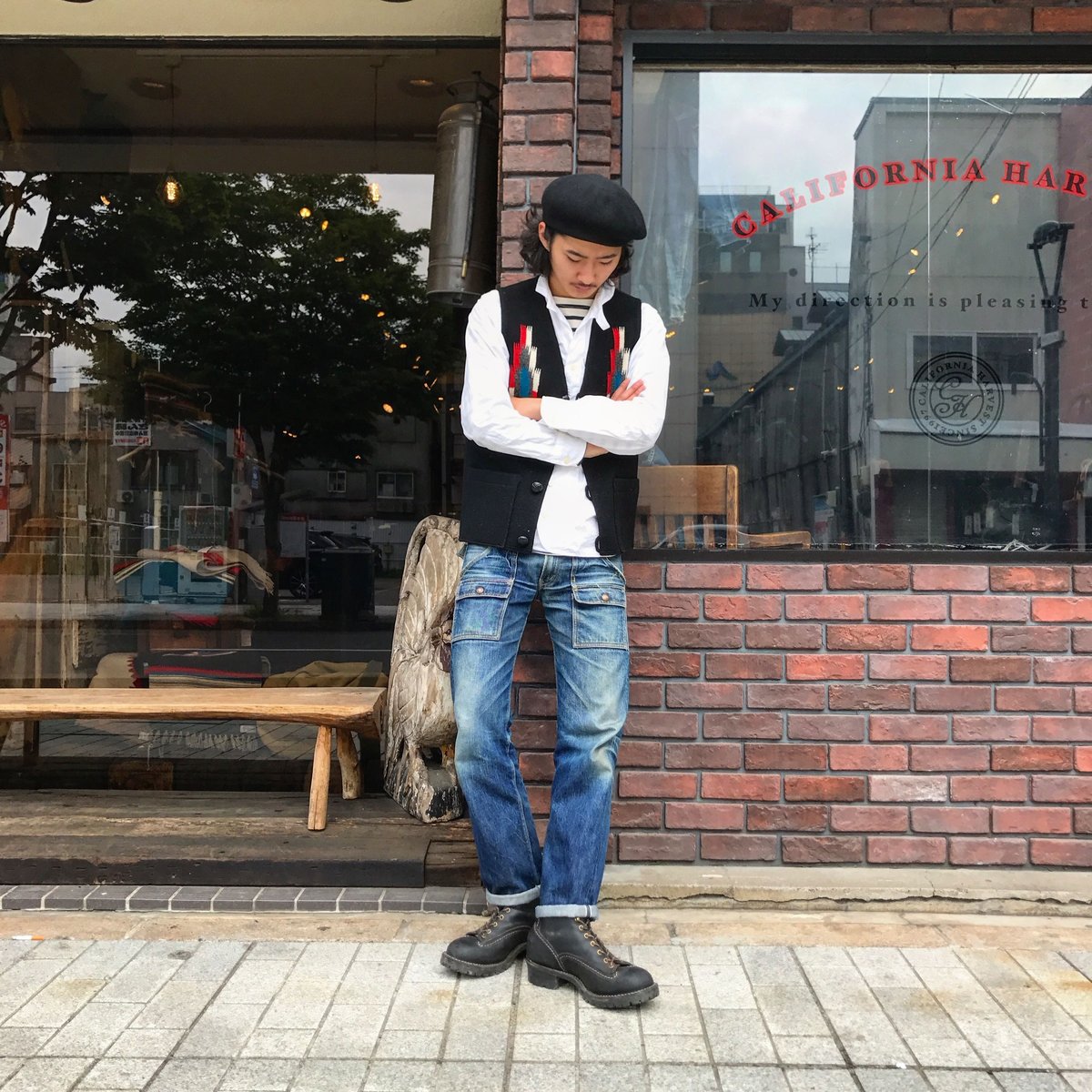 ORTEGA'S / VEST (BLACK36インチ) | CALIFORNIA HA