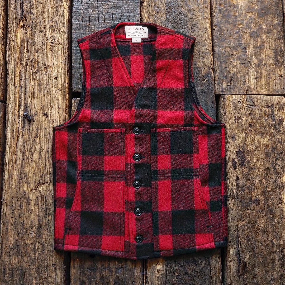 FILSON／MACKINAW WOOL VEST | CALIFORNIA HARVEST