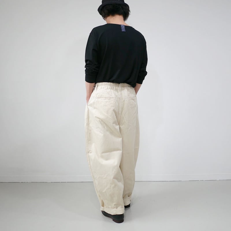 HARVESTY ｜ ハーベスティ | チノクロスサーカスパンツ | アイボリー |